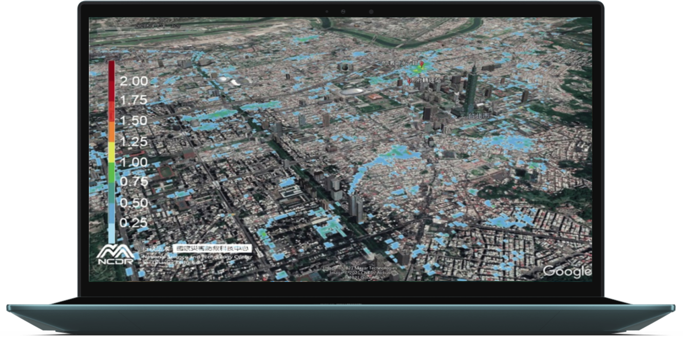 應用範例：在餐車上的行動裝置顯示高低溫警戒